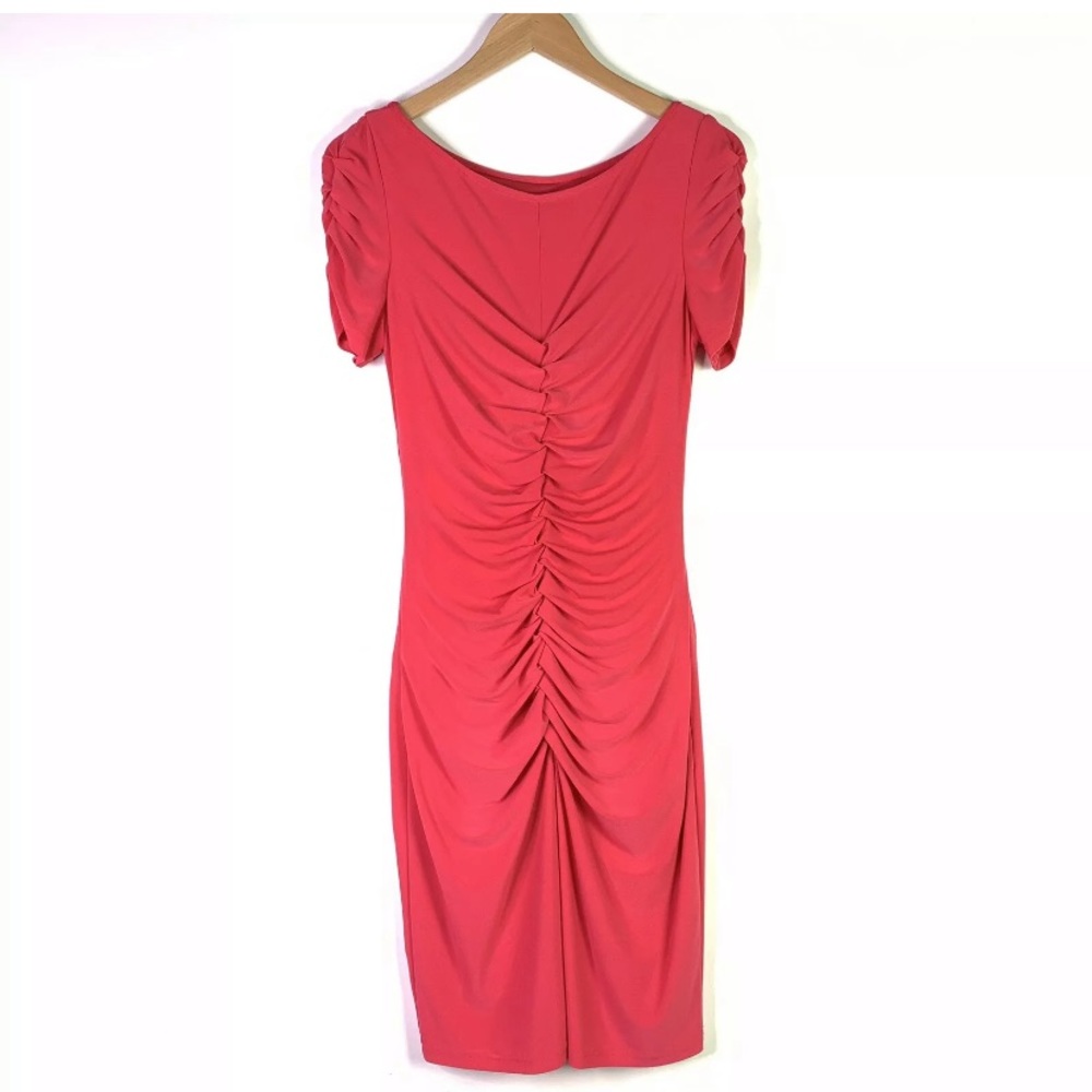 Joseph Ribkoff dress stretch bodycon Ruched fitted